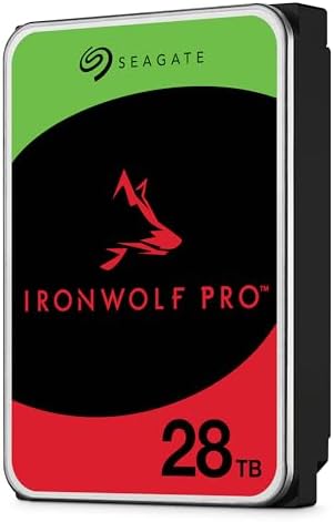 Seagate IronWolf Pro, 16 TB, Enterprise NAS Internal HDD –CMR 3.5 Inch, SATA 6 Gb/s, 7,200 RPM, 256 MB Cache for RAID Network Attached Storage (ST16000NT001)|B0B94PNF7P