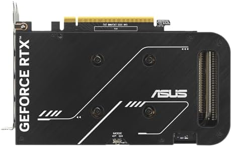 ASUS Dual NVIDIA GeForce RTX 3050 6GB OC Edition Gaming Graphics Card - PCIe 4.0, 6GB GDDR6 Memory, HDMI 2.1, DisplayPort 1.4a, 2-Slot Design, Axial-tech Fan Design, 0dB Technology, Steel Bracket|B0CVCG2VPK