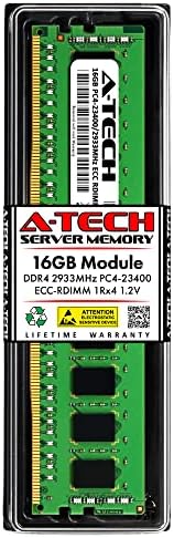 A-Tech 16GB RAM for Dell PowerEdge FC830, T550 | DDR4 2933MHz PC4-23400 ECC RDIMM 1Rx4 Registered Server Memory Upgrade|B0CGMPQ9Z1