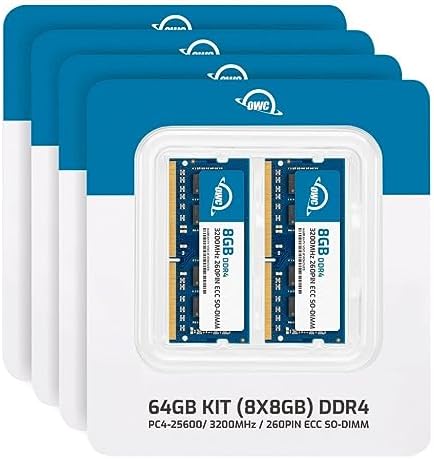 OWC 32GB DDR4 3200MHz PC4-25600 CL22 2RX8 ECC Unbuffered SODIMM 1.2V 260-pin Memory RAM|B0CBTCZP81