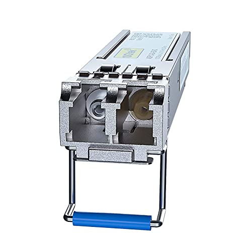 10GTEK 1.25G SFP-T, 1000BASE-T Copper SFP, SFP to RJ45 SFP Module Transceiver for Cisco SFP-GE-T, Meraki, Fortinet, Ubiquiti UniFi UF-RJ45-1G, D-Link, Supermicro, Netgear, TP-Link and More|B00U77IJ2M