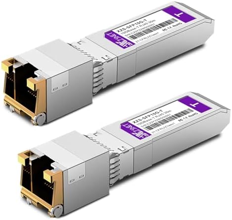 1000BASE-SX SFP Transceiver, 1.25G SFP to LC Multimode Fiber Module Compatible with Cisco GLC-SX-MMD, Ubiquiti UniFi UF-MM-1G, Mikrotik, Meraki, Netgear AGM731F, D-Link and More, 2 Pack|B0CJCH939W