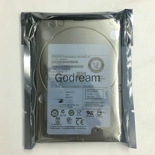 for R430 R530 R630 R730 R830 R930 1.2TB 1.2T 10K SAS Hard Disk|B0CMLTLQTY