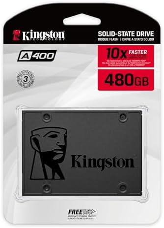 Kingston A400 480GB 2.5in SSD - Label | Alo Tech Solutions