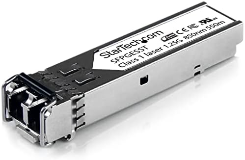 StarTech.com Cisco SFP-GE-T Compatible - Gigabit SFP - 10/100/1000 Mbps - RJ45 Port - 1000Base-T - Copper SFP - GBIC Module|B007UR0CZE