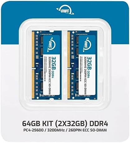 OWC 32GB DDR4 3200MHz PC4-25600 CL22 2RX8 ECC Unbuffered SODIMM 1.2V 260-pin Memory RAM|B0CBTCZP81