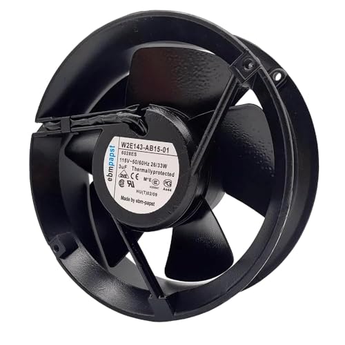 W2E143-AB15-01 6028ES 115V 26/33W 172×51mm All Metal Cooling Fan