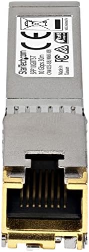 StarTech.com Cisco SFP-GE-T Compatible - Gigabit SFP - 10/100/1000 Mbps - RJ45 Port - 1000Base-T - Copper SFP - GBIC Module|B007UR0CZE