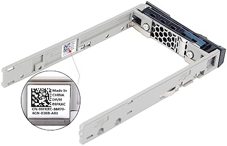 2 Pack Hard Drive Tray Caddy 8FKXC 08FKXC SSD Mount 2.5" HDD Holder with Mounting Screws Hard Drive Bracket Compatible for Dell PowerEdge R610 R620 R710 T710 R720 R815 R820 R630 T630 R730|B0CBTVKN7T
