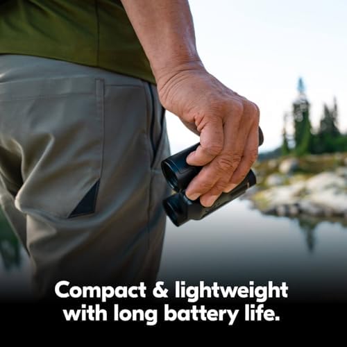 Nikon STABILIZED 12x25 Binoculars - Optical Image Stabilization, Blur-Free View, Waterproof Design, 12x Magnification for Hunting, Birdwatching & Outdoor Activities