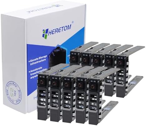 2 Pack Hard Drive Tray Caddy 8FKXC 08FKXC SSD Mount 2.5" HDD Holder with Mounting Screws Hard Drive Bracket Compatible for Dell PowerEdge R610 R620 R710 T710 R720 R815 R820 R630 T630 R730|B0CBTVKN7T