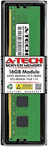 A-Tech 16GB RAM for Dell PowerEdge C6620, MX760c, R6625, R760xd2, R760xs, R7615, R860, R960, T560, XE8640 | DDR5 4800MHz PC5-38400 EC8 RDIMM 1Rx8 ECC Registered Server Memory Upgrade