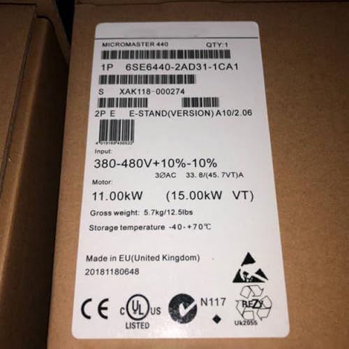 Fit for Siemens MICROMASTER 440 6SE6440-2AD31-1CA1 Converter In Box Class A Filter|B0F22G38Q9