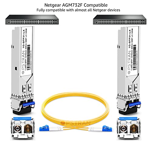 1000BASE-SX SFP Optical Transceiver Module Compatible with HPE Aruba J4858D J4858DCM JL745A Q8N53A ProCurve J4858C J4858B J4858A 850nm 550m DDM Duplex LC MMF|B09MTW3HVB