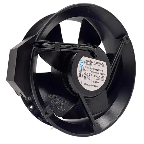 W2E143-AB15-01 6028ES 115V 26/33W 172×51mm All Metal Cooling Fan
