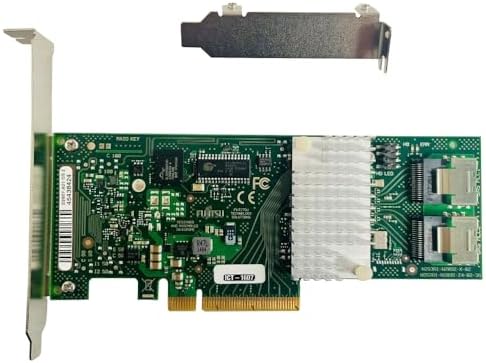 SAS HBA Card Compatible with LSI 9211-8i IT Mode PCIe SATA Expansion Card, 8-Port 6Gbps PCIe 2.0, SAS Expander Support, HBA Controller with 2X SFF-8087 Internal for ZFS TrueNAS unRAID NAS JBOD