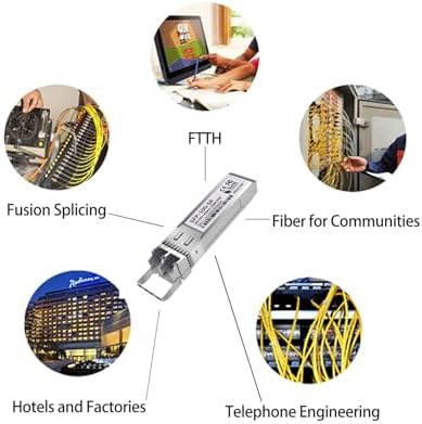 2Pack 10G SFP+ LC Module, 10GBase-SR Multi-Mode Ethernet Transceiver, 850nm MMF up to 400m – Compatible with Cisco, Meraki, Ubiquiti, Mikrotik, Netgear, HPE, TP-Link, Aruba and More|B0D4DK7DLF