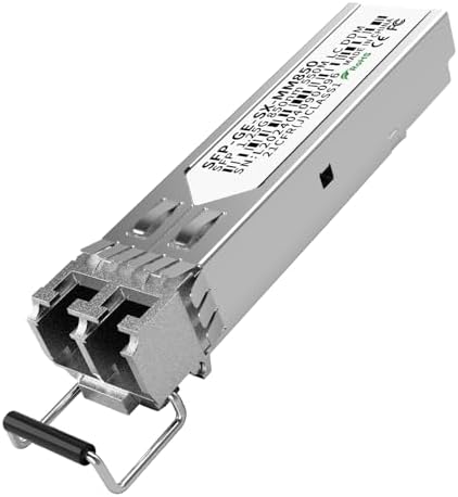 2Pack 1.25G SFP Module 1000Base-SX Multimode LC Transceiver, 850nm MMF, 550m Range - Compatible with Cisco SFP-GE-S, Meraki MA-SFP-1GB-SX, Ubiquiti UF-MM-1G, Mikrotik, TP-Link, Netgear, Aruba and more|B0D16LQQ4H