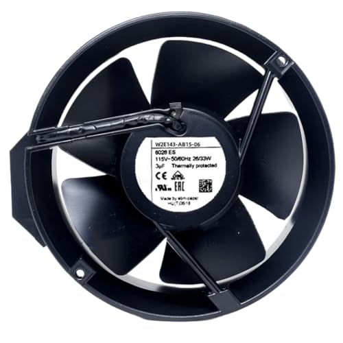 115V W2E143-AB15-06 6028ES 3uF 26/33W 17251 Cooling Fan 172X172X51MM 2-Pin