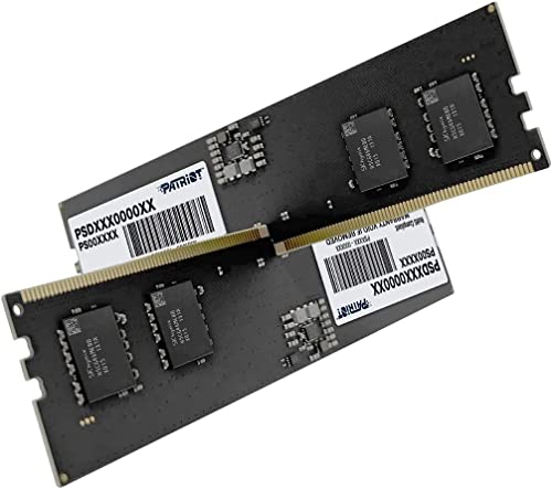 Patriot Memory Signature DDR5 RAM 16GB (2X8GB 5600MHz CL46 UDIMM Desktop Memory Kit - PSD532G5600K