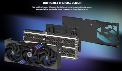 msi Gaming Trio GeForce 5090 OC 32GB GDDR7 GPU, 32GB GDDR7, PCI Express® Gen 5, Boost: 2482 MHz (Gaming & Silent Mode), Memory Bus, 512-bit. Bundle with Targus Dock Station and Backpack Alienware.|B0F4RKVGGY