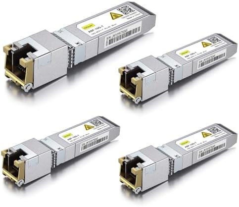 10Gtek 1000BASE-SX Gigabit SFP LC Multi-Mode Transceiver, Mini-GBIC Module for Cisco GLC-SX-MMD/GLC-SX-MM/SFP-GE-S, Ubiquiti UniFi UF-MM-1G, Meraki, Fortinet, TP-Link, 850nm, DDM, 550m, Pack of 2|B077SVS65C