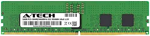 A-Tech 16GB RAM for Dell PowerEdge C6620, MX760c, R6625, R760xd2, R760xs, R7615, R860, R960, T560, XE8640 | DDR5 4800MHz PC5-38400 EC8 RDIMM 1Rx8 ECC Registered Server Memory Upgrade