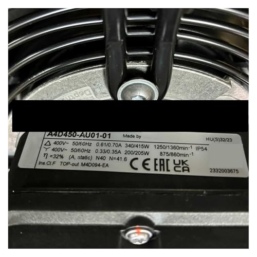A4D450-AU01-01 400V 50/60Hz 0.61/0.70A Cooling Fan