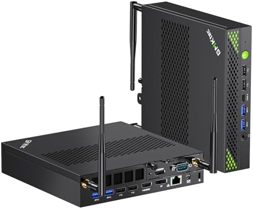 AI Mini PC Ultra 9 285H (Turbo 5.4GHz 96GB DDR5 2TB PCIe 4.0 SSD Mini Gaming Computer 3X M.2 Expansion Slots, Oculink, Quad Screen 8K Display EVO-T1