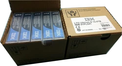 10 Pack 01PL041 - IBM LTO-8 Ultrium, 12TB/ 30TB, Part # 01PL041|B07CGFMFTM