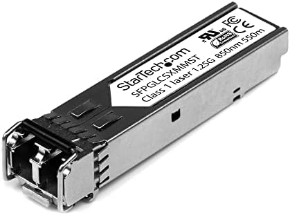 StarTech.com Cisco SFP-GE-T Compatible - Gigabit SFP - 10/100/1000 Mbps - RJ45 Port - 1000Base-T - Copper SFP - GBIC Module|B007UR0CZE