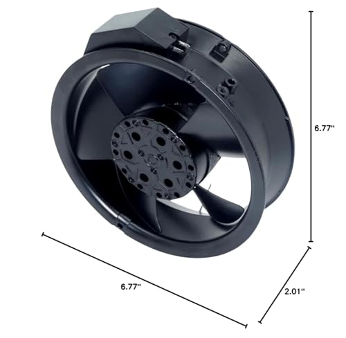 115V W2E143-AB15-06 6028ES 3uF 26/33W 17251 Cooling Fan 172X172X51MM 2-Pin