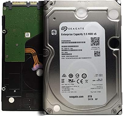 Seagate Exos 7E8 8TB Enterprise Capacity HDD7200 RPM 256MB Cache SATA 6 Gb/s Interface, 3.5inch Internal Hard Drive - ST8000NM0055 (Renewed