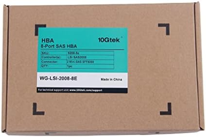 12G Internal PCI-E SAS/SATA HBA Controller Card, Broadcom's SAS 3008, Compatible for 9300-8I|B07VV91L61