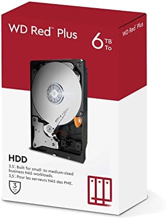 Western Digital 16TB WD Red Pro NAS Internal Hard Drive HDD - 7200 RPM, SATA 6 Gb/s, CMR, 512 MB Cache, 3.5" - WD161KFGX|B08K3VVKSW