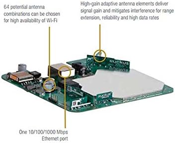 Ruckus Wireless ZoneFlex R310 Unleashed Indoor Access Point Dual-Band, 802.11ac, PoE (9U1-R310-US02)|B01FV0OIJM