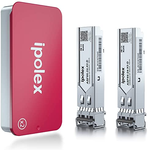 ipolex 1000Base-LX/LH SFP Transceiver, 1.25G SFP LC Fiber Module, Gigabit Single Mode Mini GBIC, 1310nm SMF, up to 20km, for Cisco GLC-LH-SMD, Ubiquiti UF-SM-1G, Meraki, TP-Link TL-SM311LS and More|B01EN33VN2