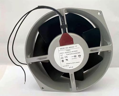 1 PCS W2S130-AA03-77 230V Fan W2S130-AA03-77 230V 45/39W 172×150×55mm Cooling Fan|B0DS9S11B6