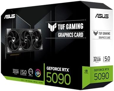 ASUS ROG Astral GeForce RTX 5090 White OC Edition Gaming Graphics Card (PCIe 5.0, 32GB GDDR7, HDMI/DP 2.1, 3.8-slot, 4fan design, Axial-tech fans, patented vapor chamber, Phase-change GPU thermal pad)|B0FJQNQ8M7
