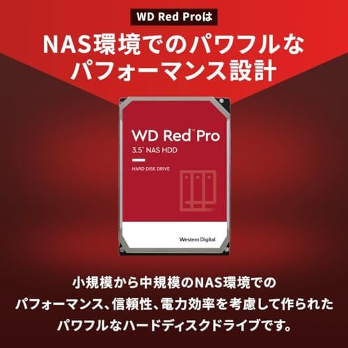 Western Digital WD Red Pro Internal Hard Drive 18 TB CMR 3.5 inch SATA 7200 RPM 512MB NAS WD181KFGX-AJP Eco Package|B0DRJPSPGW