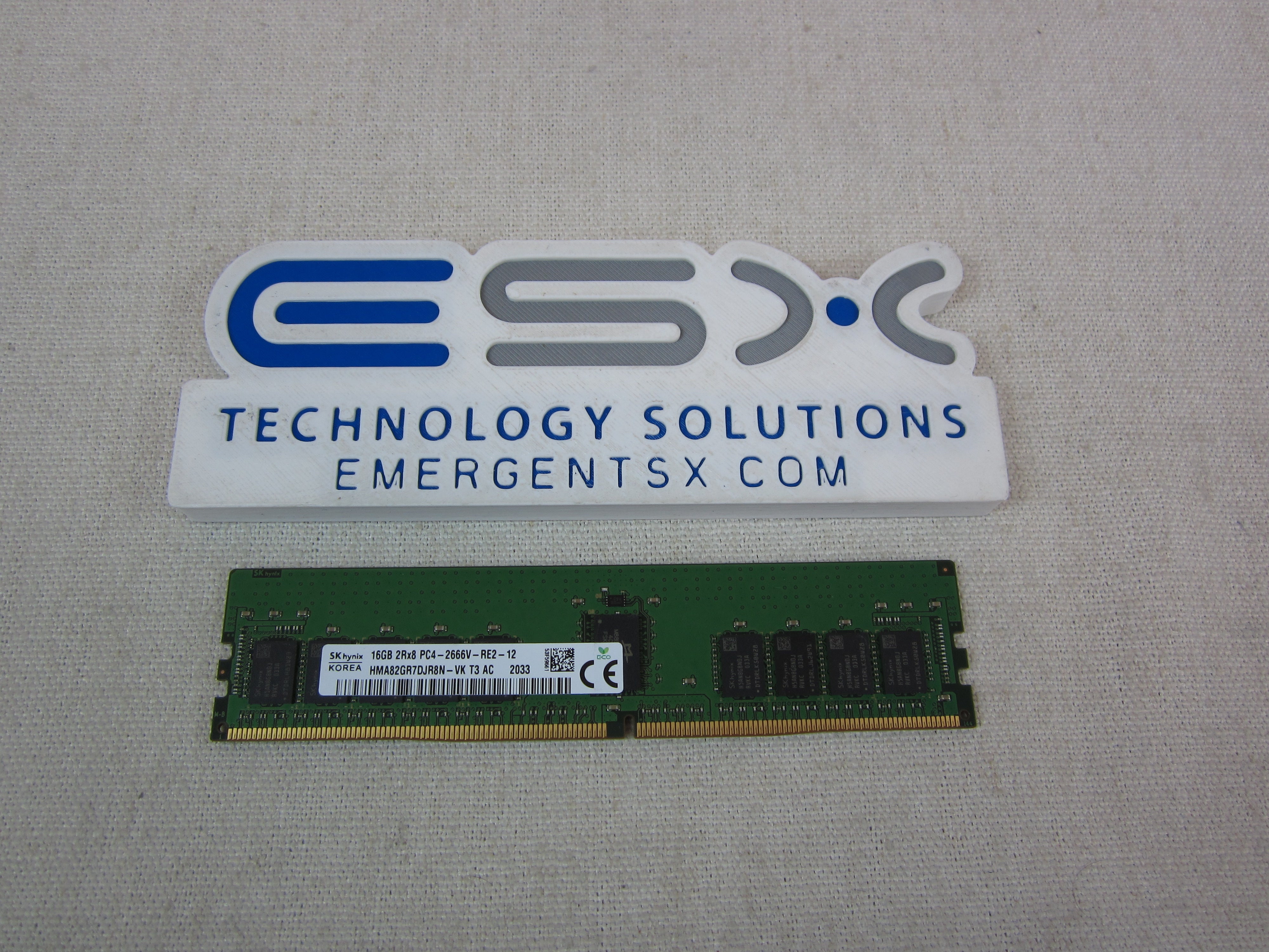 Hynix HMA82GR7DJR8N-VK 16GB 2Rx8 PC4-2666V DDR4 DIMM Server Memory Module
