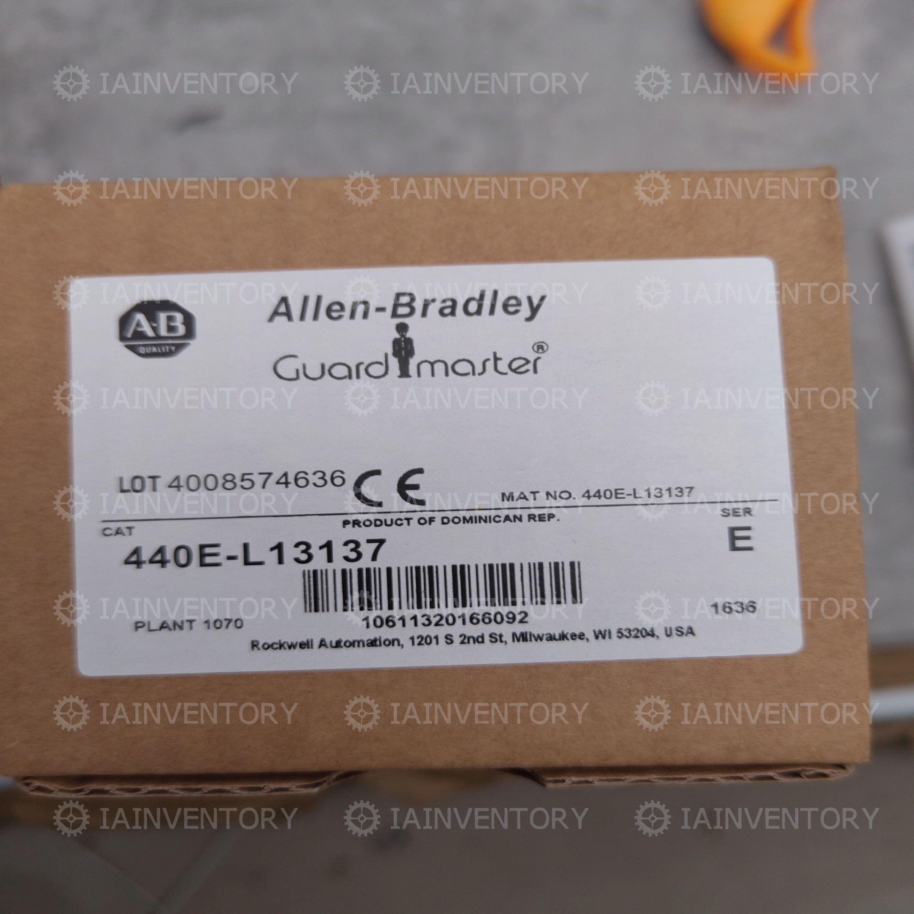 AB 440E-L13137 Guardmaster Cable Pull Switch