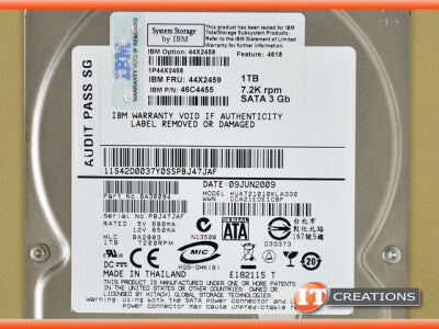 IBM 1TB 7.2K RPM 3.5 INCH SATA HARD DRIVE video
