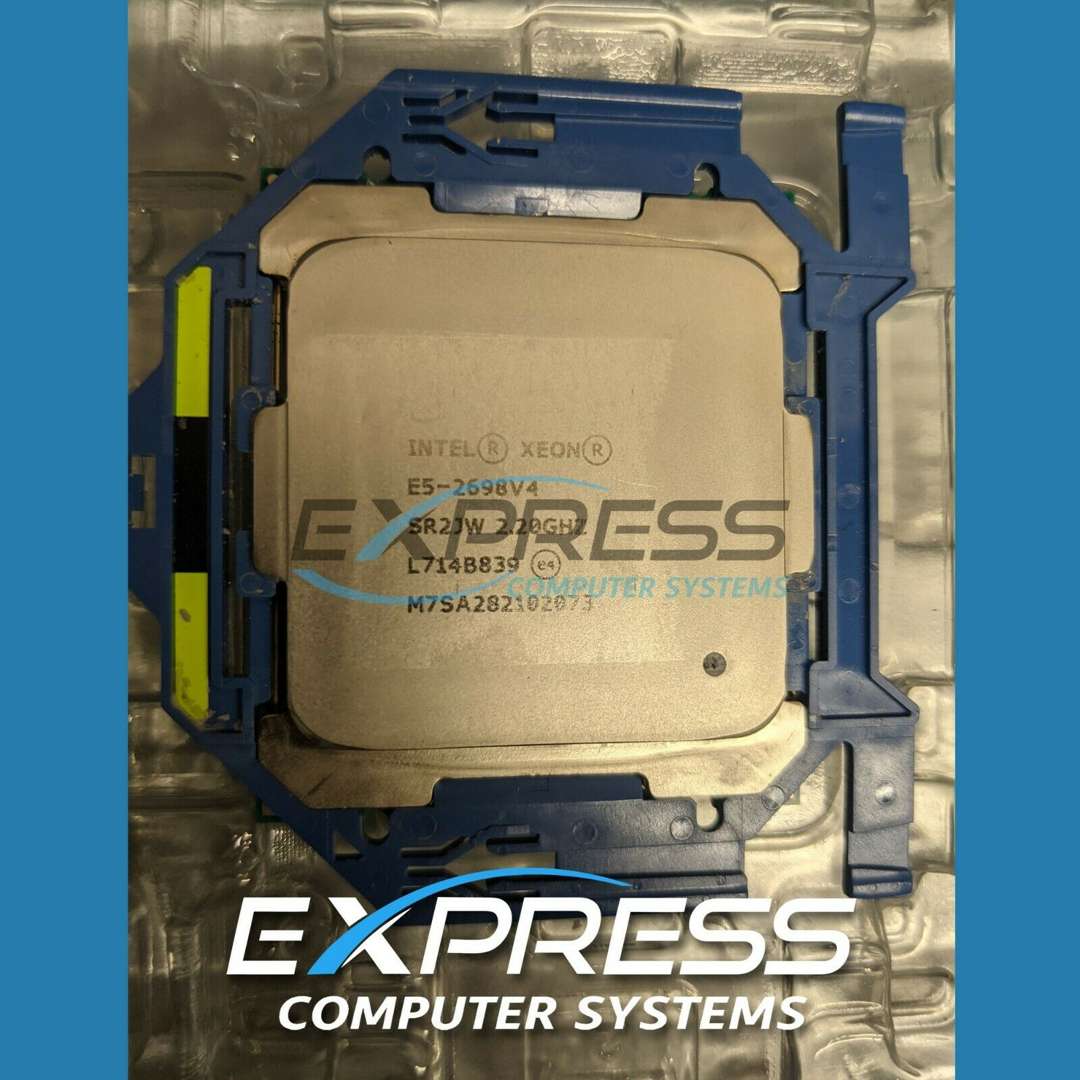 Dell Intel Xeon E5-2698V4 (2.20Ghz / 20 Cores / 50MB / 135W) Processor | SR2JW | 5Y3M1