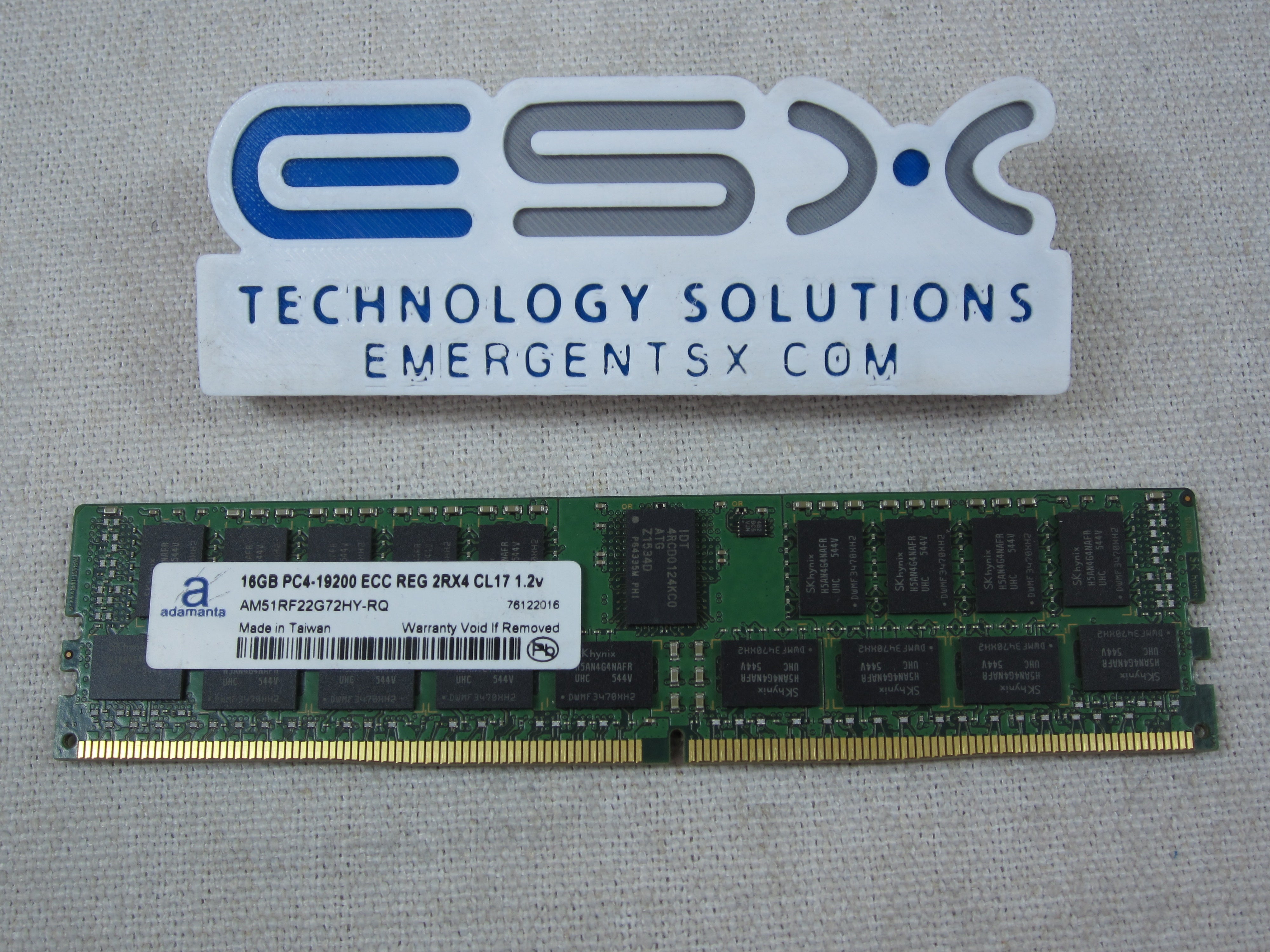 Adamanta AM51RF22G72HY-RQ 16GB 2Rx4 PC4-2400T DDR4 ECC Server Memory RDIMM
