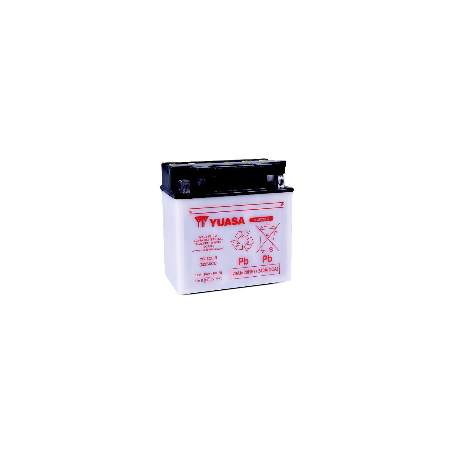 Yuasa Battery Inc. YUAM2S6CL Yuasa High Performance, Yumicron/Conventional
