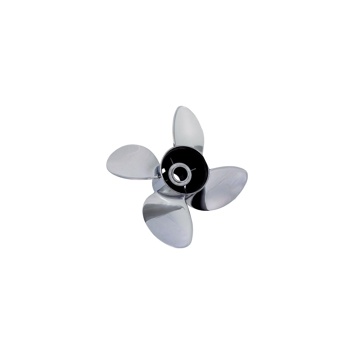 Solas 9553-141-19 Rubex HR4 Propeller, Stainless Steel Interchangeable Hub, 4-Blade, RH 14.125 x 19"