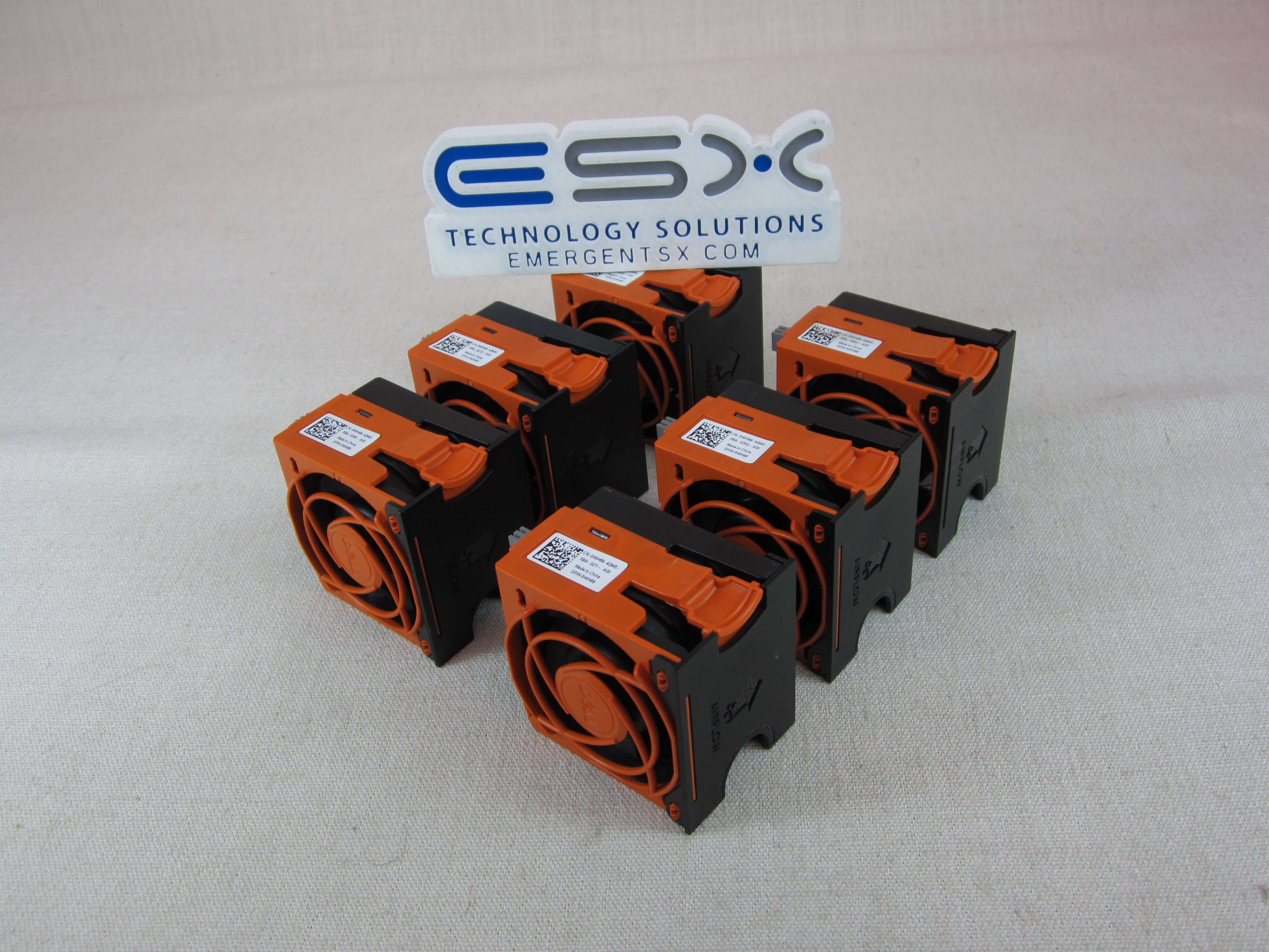 Lot of 6x Dell H0H89 Coolng Fan Assembly for PowerEdge R730 R730XD