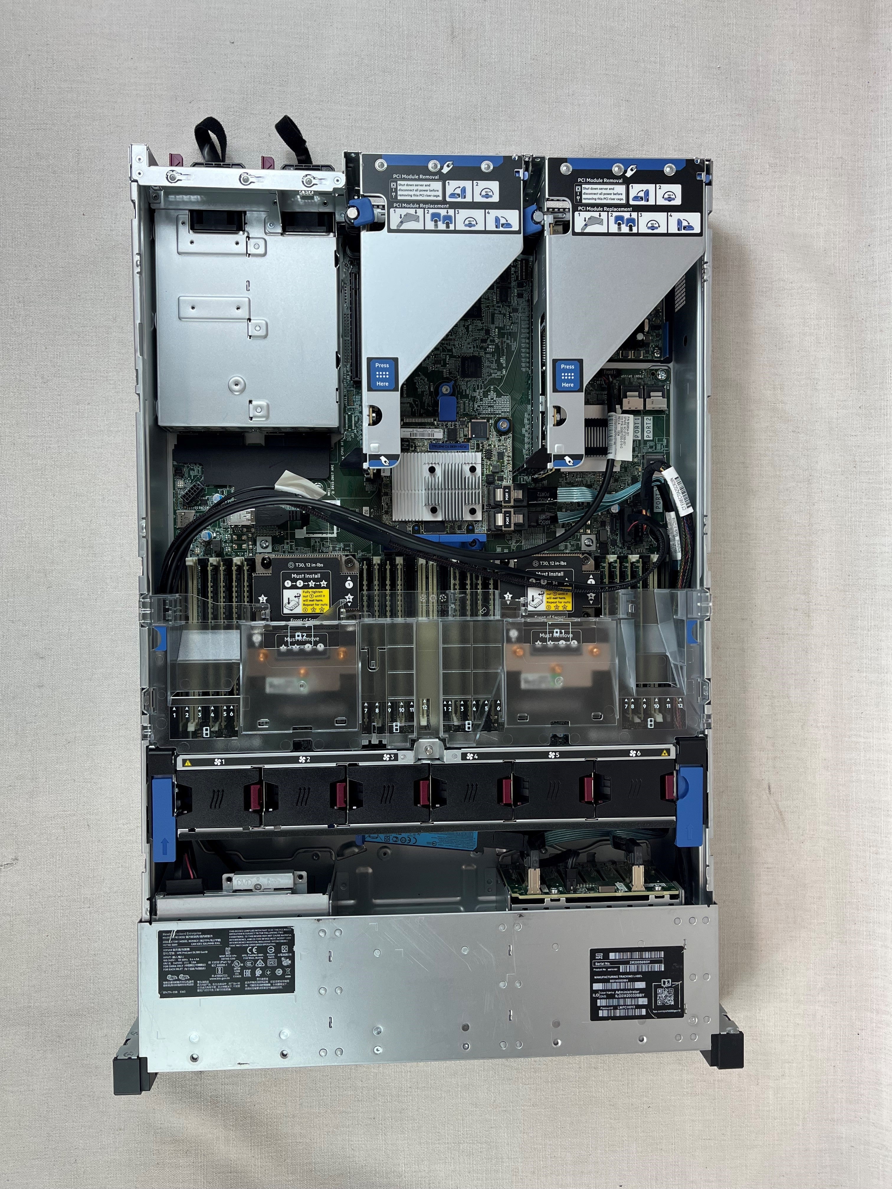 HPE Proliant DL380 Gen10 8SFF 2 x Gold 6254 3.1GHz Server, 512GB, 15.5TB
