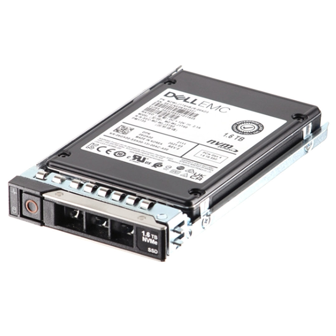 Dell 2.5" 1.6TB U.2 NVMe MU Enterprise SSD W/ Carrier | HC3JX